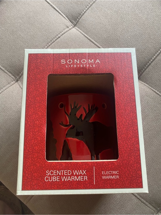 Sonoma Other - Sonoma Red Ceramic Moose Wax Cube Electric Warmer